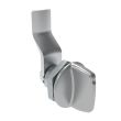 SOUTHCO Quarter-Turn Cam Latch, Tall wing, 24mm (.94 in) Grip, Sealed, Zinc Alloy, Chrome Plated, Bright [E5-1-121-131]