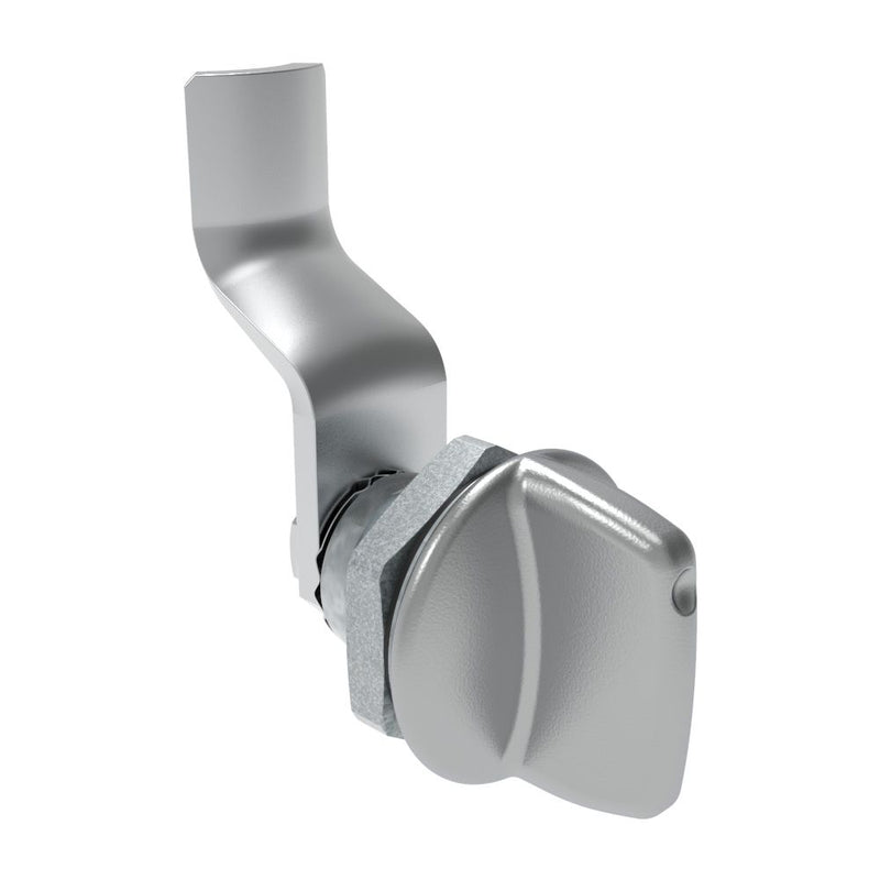 SOUTHCO Quarter-Turn Cam Latch, Tall wing, 30mm (1.18 in) Grip, Sealed, Zinc Alloy, Chrome Plated, Bright [E5-1-121-161]