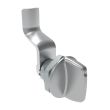 SOUTHCO Quarter-Turn Cam Latch, Tall wing, 32mm (1.25 in) Grip, Not Sealed, Zinc Alloy, Chrome Plated, Bright [E5-1-121-170]