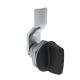 SOUTHCO Quarter-Turn Cam Latch, Tall wing, 4mm (.16 in) Grip, Not Sealed, Zinc Alloy, Powder Coat, Black [E5-1-125-030]