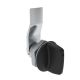 SOUTHCO Quarter-Turn Cam Latch, Tall wing, 10mm (.39 in) Grip, Sealed, Zinc Alloy, Powder Coat, Black [E5-1-125-061]