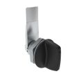 SOUTHCO Quarter-Turn Cam Latch, Tall wing, 14mm (.55 in) Grip, Sealed, Zinc Alloy, Powder Coat, Black [E5-1-125-081]