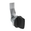 SOUTHCO Quarter-Turn Cam Latch, Tall wing, 18mm (.71 in) Grip, Not Sealed, Zinc Alloy, Powder Coat, Black [E5-1-125-100]