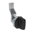 SOUTHCO Quarter-Turn Cam Latch, Tall wing, 22mm (.87 in) Grip, Not Sealed, Zinc Alloy, Powder Coat, Black [E5-1-125-120]