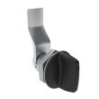 SOUTHCO Quarter-Turn Cam Latch, Tall wing, 22mm (.87 in) Grip, Sealed, Zinc Alloy, Powder Coat, Black [E5-1-125-121]
