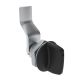 SOUTHCO Quarter-Turn Cam Latch, Tall wing, 26mm (1.02 in) Grip, Sealed, Zinc Alloy, Powder Coat, Black [E5-1-125-141]