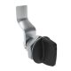 SOUTHCO Quarter-Turn Cam Latch, Tall wing, 28mm (1.10 in) Grip, Sealed, Zinc Alloy, Powder Coat, Black [E5-1-125-151]