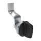 SOUTHCO Quarter-Turn Cam Latch, Tall wing, 34mm (1.34 in) Grip, Not Sealed, Zinc Alloy, Powder Coat, Black [E5-1-125-180]