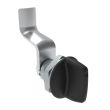SOUTHCO Quarter-Turn Cam Latch, Tall wing, 36mm (1.42 in) Grip, Not Sealed, Zinc Alloy, Powder Coat, Black [E5-1-125-190]