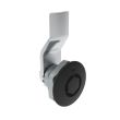 SOUTHCO Quarter-Turn Cam Latch, Bellcore 216, 6mm (.24 in) Grip, Not Sealed, Zinc Alloy, Powder Coat, Black [E5-1-135-040]