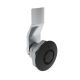 SOUTHCO Quarter-Turn Cam Latch, Bellcore 216, 8mm (.31 in) Grip, Not Sealed, Zinc Alloy, Powder Coat, Black [E5-1-135-050]