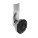 SOUTHCO Quarter-Turn Cam Latch, Bellcore 216, 12mm (.47 in) Grip, Not Sealed, Zinc Alloy, Powder Coat, Black [E5-1-135-070]