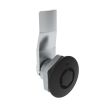 SOUTHCO Quarter-Turn Cam Latch, Bellcore 216, 12mm (.47 in) Grip, Sealed, Zinc Alloy, Powder Coat, Black [E5-1-135-071]