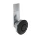 SOUTHCO Quarter-Turn Cam Latch, Bellcore 216, 14mm (.55 in) Grip, Not Sealed, Zinc Alloy, Powder Coat, Black [E5-1-135-080]
