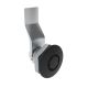 SOUTHCO Quarter-Turn Cam Latch, Bellcore 216, 22mm (.87 in) Grip, Sealed, Zinc Alloy, Powder Coat, Black [E5-1-135-121]