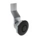 SOUTHCO Quarter-Turn Cam Latch, Bellcore 216, 24mm (.94 in) Grip, Not Sealed, Zinc Alloy, Powder Coat, Black [E5-1-135-130]