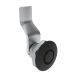 SOUTHCO Quarter-Turn Cam Latch, Bellcore 216, 26mm (1.02 in) Grip, Not Sealed, Zinc Alloy, Powder Coat, Black [E5-1-135-140]