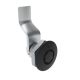 SOUTHCO Quarter-Turn Cam Latch, Bellcore 216, 28mm (1.10 in) Grip, Sealed, Zinc Alloy, Powder Coat, Black [E5-1-135-151]