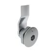 SOUTHCO Quarter-Turn Cam Latch, Bellcore Electronics, 8mm (.31 in) Grip, Sealed, Zinc Alloy, Chrome Plated, Bright [E5-1-191-051]