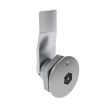 SOUTHCO Quarter-Turn Cam Latch, Bellcore Electronics, 12mm (.47 in) Grip, Sealed, Zinc Alloy, Chrome Plated, Bright [E5-1-191-071]