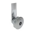 SOUTHCO Quarter-Turn Cam Latch, Bellcore Electronics, 14mm (.55 in) Grip, Not Sealed, Zinc Alloy, Chrome Plated, Bright [E5-1-191-080]