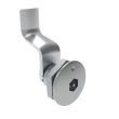 SOUTHCO Quarter-Turn Cam Latch, Bellcore Electronics, 36mm (1.42 in) Grip, Sealed, Zinc Alloy, Chrome Plated, Bright [E5-1-191-191]