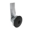 SOUTHCO Quarter-Turn Cam Latch, Bellcore Electronics, 16mm (.63 in) Grip, Not Sealed, Zinc Alloy, Powder Coat, Black [E5-1-195-090]
