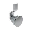 SOUTHCO Quarter-Turn Cam Latch, Slotted Recess, 8mm (.31 in) Grip, Sealed, Zinc Alloy, Chrome Plated, Bright [E5-2-001-011]
