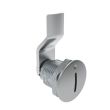 SOUTHCO Quarter-Turn Cam Latch, Slotted Recess, 12mm (.47 in) Grip, Not Sealed, Zinc Alloy, Chrome Plated, Bright [E5-2-001-030]