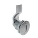 SOUTHCO Quarter-Turn Cam Latch, Slotted Recess, 12mm (.47 in) Grip, Sealed, Zinc Alloy, Chrome Plated, Bright [E5-2-001-031]