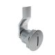 SOUTHCO Quarter-Turn Cam Latch, Slotted Recess, 14mm (.55 in) Grip, Not Sealed, Zinc Alloy, Chrome Plated, Bright [E5-2-001-040]