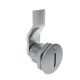 SOUTHCO Quarter-Turn Cam Latch, Slotted Recess, 14mm (.55 in) Grip, Sealed, Zinc Alloy, Chrome Plated, Bright [E5-2-001-041]