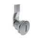SOUTHCO Quarter-Turn Cam Latch, Slotted Recess, 18mm (.71 in) Grip, Sealed, Zinc Alloy, Chrome Plated, Bright [E5-2-001-061]