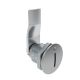 SOUTHCO Quarter-Turn Cam Latch, Slotted Recess, 20mm (.79 in) Grip, Sealed, Zinc Alloy, Chrome Plated, Bright [E5-2-001-071]
