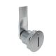 SOUTHCO Quarter-Turn Cam Latch, Slotted Recess, 22mm (.87 in) Grip, Not Sealed, Zinc Alloy, Chrome Plated, Bright [E5-2-001-080]