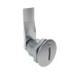 SOUTHCO Quarter-Turn Cam Latch, Slotted Recess, 24mm (.94 in) Grip, Sealed, Zinc Alloy, Chrome Plated, Bright [E5-2-001-091]