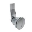 SOUTHCO Quarter-Turn Cam Latch, Slotted Recess, 26mm (1.02 in) Grip, Sealed, Zinc Alloy, Chrome Plated, Bright [E5-2-001-101]