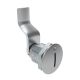 SOUTHCO Quarter-Turn Cam Latch, Slotted Recess, 38mm (1.50 in) Grip, Not Sealed, Zinc Alloy, Chrome Plated, Bright [E5-2-001-160]