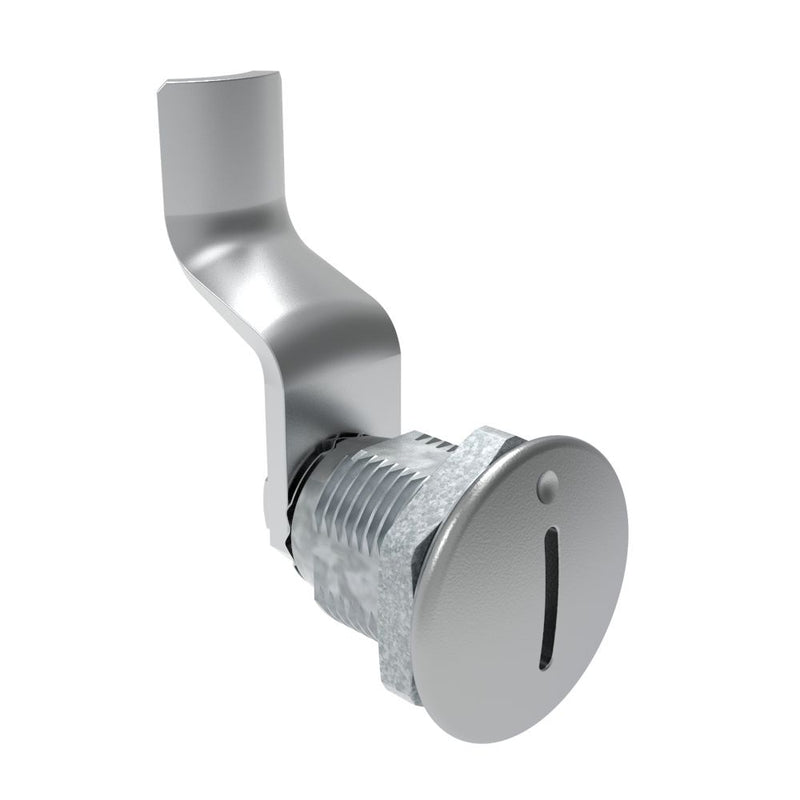 SOUTHCO Quarter-Turn Cam Latch, Slotted Recess, 40mm (1.57 in) Grip, Not Sealed, Zinc Alloy, Chrome Plated, Bright [E5-2-001-170]