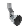 SOUTHCO Quarter-Turn Cam Latch, Slotted Recess, 32mm (1.25 in) Grip, Sealed, Zinc Alloy, Powder Coat, Black [E5-2-005-131]