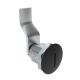 SOUTHCO Quarter-Turn Cam Latch, Slotted Recess, 34mm (1.34 in) Grip, Not Sealed, Zinc Alloy, Powder Coat, Black [E5-2-005-140]