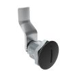 SOUTHCO Quarter-Turn Cam Latch, Slotted Recess, 34mm (1.34 in) Grip, Sealed, Zinc Alloy, Powder Coat, Black [E5-2-005-141]