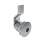 SOUTHCO Quarter-Turn Cam Latch, 8 mm Hex Recess, 10mm (.39 in) Grip, Not Sealed, Zinc Alloy, Chrome Plated, Bright [E5-2-011-020]