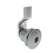 SOUTHCO Quarter-Turn Cam Latch, 8 mm Hex Recess, 10mm (.39 in) Grip, Sealed, Zinc Alloy, Chrome Plated, Bright [E5-2-011-021]