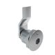 SOUTHCO Quarter-Turn Cam Latch, 8 mm Hex Recess, 14mm (.55 in) Grip, Not Sealed, Zinc Alloy, Chrome Plated, Bright [E5-2-011-040]