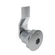 SOUTHCO Quarter-Turn Cam Latch, 8 mm Hex Recess, 16mm (.63 in) Grip, Not Sealed, Zinc Alloy, Chrome Plated, Bright [E5-2-011-050]