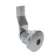 SOUTHCO Quarter-Turn Cam Latch, 8 mm Hex Recess, 28mm (1.10 in) Grip, Not Sealed, Zinc Alloy, Chrome Plated, Bright [E5-2-011-110]