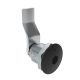 SOUTHCO Quarter-Turn Cam Latch, 8 mm Hex Recess, 30mm (1.18 in) Grip, Not Sealed, Zinc Alloy, Powder Coat, Black [E5-2-015-120]