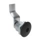 SOUTHCO Quarter-Turn Cam Latch, 8 mm Hex Recess, 36mm (1.42 in) Grip, Sealed, Zinc Alloy, Powder Coat, Black [E5-2-015-151]