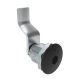 SOUTHCO Quarter-Turn Cam Latch, 8 mm Hex Recess, 38mm (1.50 in) Grip, Not Sealed, Zinc Alloy, Powder Coat, Black [E5-2-015-160]